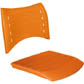 Assento encosto ISO polipropileno injetado laranja CPCJ119U30
