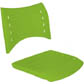 Assento encosto ISO polipropileno injetado verde limo CPCJ119U42